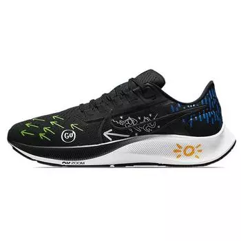 Nike Joy Yamusangie x Air Zoom Pegasus 38 Running Thoughts — черные мужские кроссовки White Action-Green Hyper-Royal DM3274-001 46