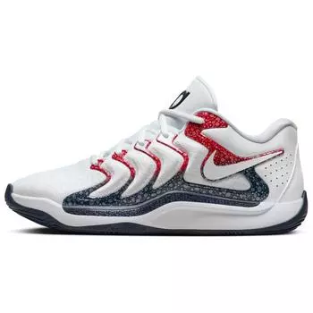 Nike KD 17 EP USA мужские кроссовки белый обсидиан университетско-красный FJ9488-101 40.5