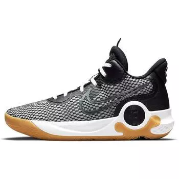 Nike KD Trey 5 IX Black Metallic Cool Grey Мужские кроссовки White Gum-Light-Brown CW3400-006 48.5