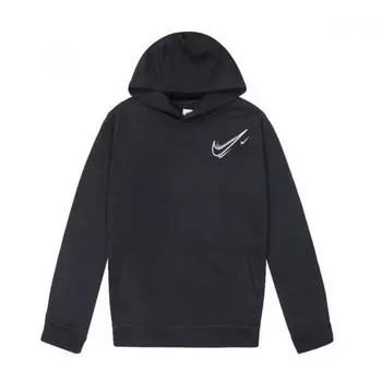 Nike Kids NSW SOS Junior Kids Флисовая толстовка с капюшоном и приподнятым верхом DX2295 010 DX2295010/1M height 137147cm