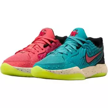 Nike Kool-Aid x Ja 2 GS Детские кроссовки Мультицветный Ярко-малиновый Плоский серебристый IF3948-800 32