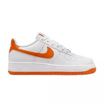 Nike Кроссовки Air Force 1 GS White Safety Orange Kids FV5948-113 35.5