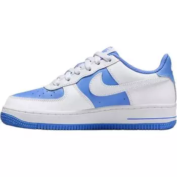 Nike Кроссовки Air Force 1 Low GS Белые Королевский Пульс Детские Синие HV0936-100 36
