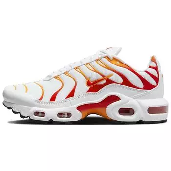 Nike Кроссовки Air Max Plus GS Белая лава Детские Университетский красный Лазерный оранжевый FN3857-100 38