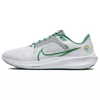Nike Кроссовки Air Zoom Pegasus 40 Norfolk State мужские белые на плоской подошве цвета олова и морской волны DZ5947-100 44.5