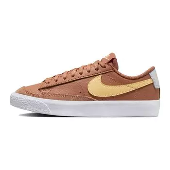 Nike Кроссовки Blazer Low 77 GS Amber Brown Kids, футбольные, серые, белые, дынные, оттенок DA4074-200 37.5