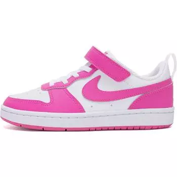 Nike Кроссовки Court Borough Low Recraft PS Laser Fuchsia Kids Pink White DV5457-123 31