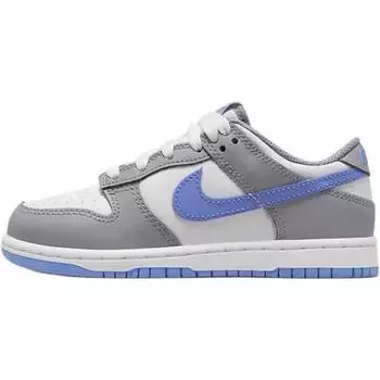 Nike Кроссовки детские Dunk Low PS Cement Royal Pulse серо-бело-цементно-серые FB9108-121 29.5