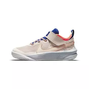 Nike Кроссовки детские Team Hustle D10 SE PS Desert Sand оранжевые светло-дымчато-серые фотонно-пыльные DD1882-001 28