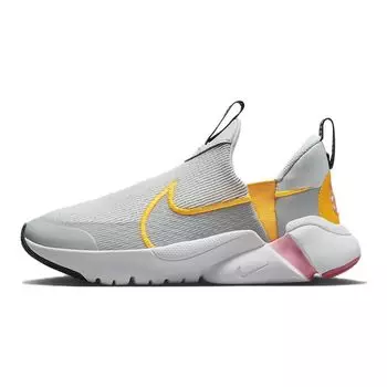 Nike Кроссовки Flex Plus 2 GS Photon Dust Citron Pulse Kids серые Gridiron Laser-Orange DV8999-004 37.5