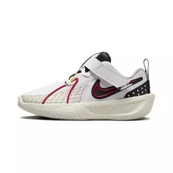 Nike Кроссовки GT Cut 3 PS белые черные университетские красные детские бронзовые FD7034-103 29.5