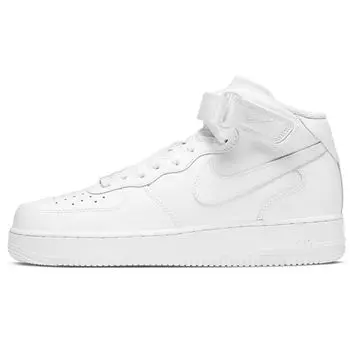 Nike Кроссовки мужские Air Force 1 Mid 07 Triple White CW2289-111 41
