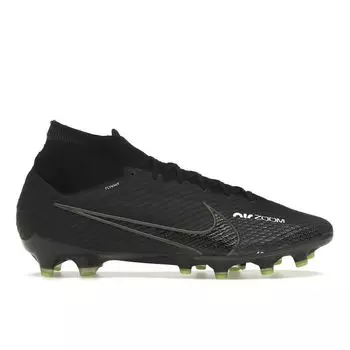 Nike Кроссовки мужские Zoom Mercurial Superfly 9 Elite AG Pro Shadow Pack черные Summit-White Volt DJ5165-001 36