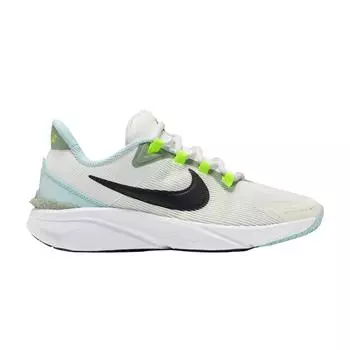 Nike Кроссовки Star Runner 4 Next Nature GS Wherever Whenever Kids белые нефритовые-Horizon Volt HQ3469-101 38.5