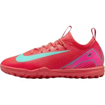 Nike Кроссовки Zoom Mercurial Vapor 16 Academy TF GS Mad Energy Pack для детей, красные, Ember-Glow, Aurora-зеленые FQ8284-800 36.5