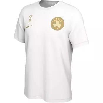 Nike Круглый вырез Прямой крой Пуловер с коротким рукавом Футболка Мужская Топы Белый II2632-100 M