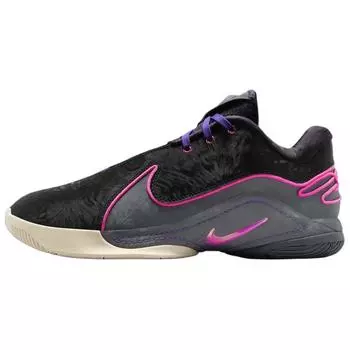 Nike LeBron 22 Blacklight мужские кроссовки Laser-Fuchsia темно-серый полевой фиолетовый FZ1094-001 44