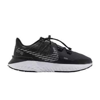 Nike Legend React 3 Shield Черные Темно-Серые Женские Кроссовки Off-Noir Белый Металлик-Темно-Серый CU3866-001