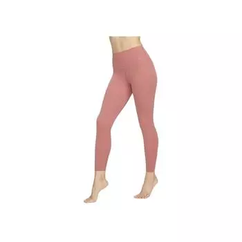 Nike Леггинсы Zenvy Solid с высокой талией, утягивающие ягодицы, женские леггинсы Canyon-Pink Black DQ6016-634 M