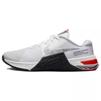 Nike Metcon 8 White Black Red Женские кроссовки Sail Summit-Белый Светло-Дымчато-Серый DO9327-102 36