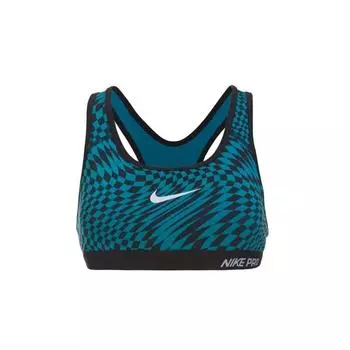 Nike Модный облегающий простой сухой удобный спортивный бюстгальтер женское нижнее белье зеленый 799346-309 S
