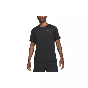 Nike Мужская спортивная футболка с коротким рукавом и круглым вырезом Pro Dri-FIT Solid Logo CZ1181-011 XL