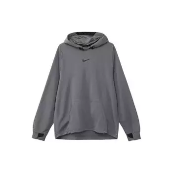 Nike Мужская спортивная толстовка Pro Knit с дышащим дизайном, серая DM5890-068 S