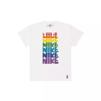 Nike Мужские футболки с короткими рукавами Be True белые CD7483-100 M