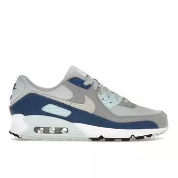 Nike Мужские кроссовки Air Max 90 Glacier Blue Серые чисто-платиновые белые FN6958-001 42.5