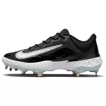 Nike Мужские кроссовки Alpha Huarache Elite 4 Low Black White Blue-Tint Anthracite DJ6521-001 45.5