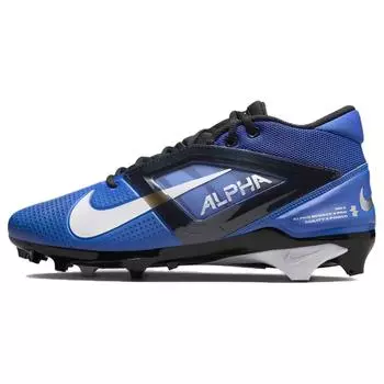 Nike Мужские кроссовки Alpha Menace 4 Pro Hyper Royal White, цвет синий металлик-серебристый, темно-синий FD7037-400 44
