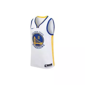 Nike NBA Swingman Jersey Golden State Warriors 20-21 Клэй Томпсон Нет. 11 майок, мужские топы, белые CW3591-100 M