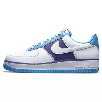 Nike NBA x Air Force 1 07 LV8 75th Anniversary — мужские кроссовки Lakers White Coast Field-Purple DC8874-101 46