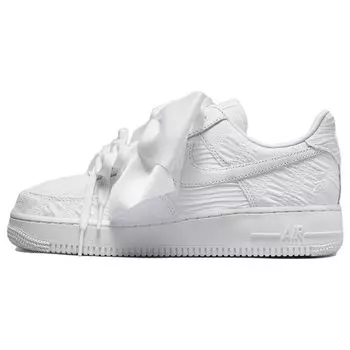 Nike Низкие кроссовки Air Force 1 LX Triple White с бабочкой, женские кроссовки DV4244-111