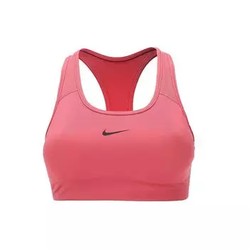 Nike Однотонный спортивный топ средней поддержки с подкладкой, женские топы, розовый BV3637-622 XL