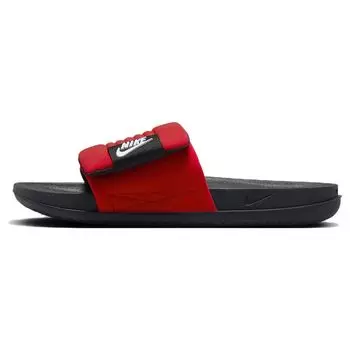 Nike Offcourt Adjust Slide University красные черные мужские кроссовки белые DQ9624-600 40