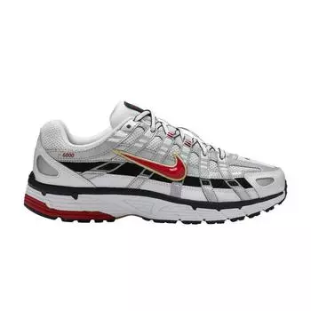 Nike P-6000 CNPT Металлик Серебристый Красный Женские Кроссовки Бело-Университет-Красный BV1021-101 38