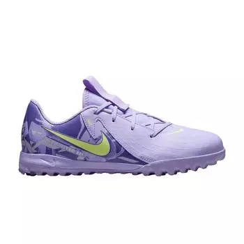 Nike Phantom GX 2 Academy TF Фиолетовый Агат Едва Вольт (GS) Детские кроссовки HF1505-500 38.5