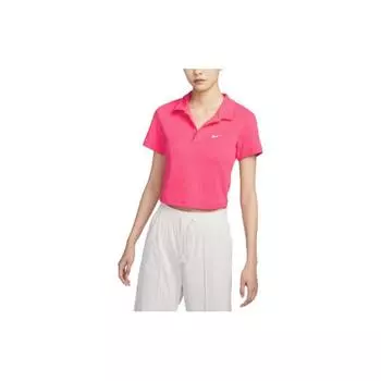 Футболка-поло Nike Casual Sport Knit Embroidered Solid, женская, розовая, DV7885-648