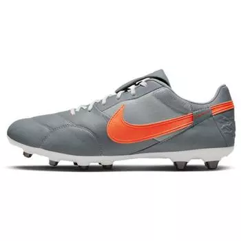 Nike Premier 3 FG Smoke Grey Safety Orange Мужские кроссовки Светло-дымчато-серый парус AT5889-003 39