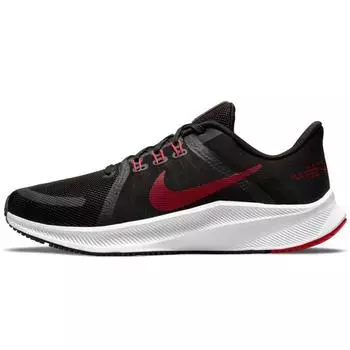 Nike Quest 4 Black University Red Мужские кроссовки белые темно-дымчато-серые DA1105-001 44.5