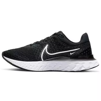 Nike React Infinity Run Flyknit 3 Черно-белые женские кроссовки DD3024-001 35.5