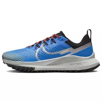 Nike React Pegasus Trail 4 Light Photo Blue Metallic Silver Женские кроссовки Трек-красный Черный DJ6159-401 36.5
