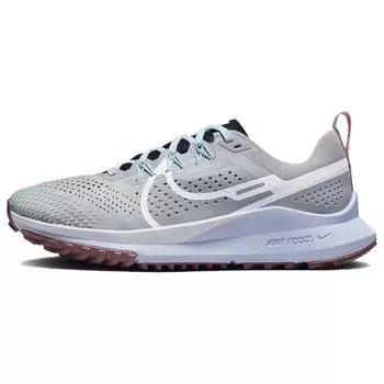 Nike React Pegasus Trail 4 Light Smoke Smokey Mauve Женские кроссовки Серый Светло-Дымчато-Серый Черный DJ6159-005 35.5
