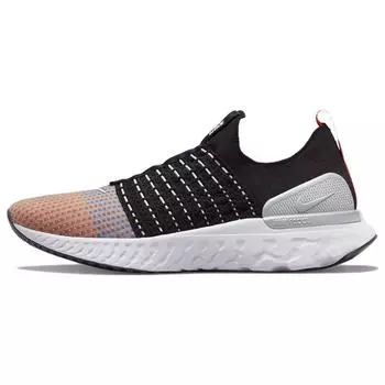 Nike React Phantom Run Flyknit 2 Black Team Orange Мужские кроссовки Electric-Green White DQ7647-001 44