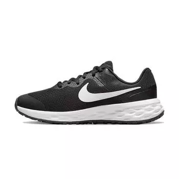 Nike Revolution 6 GS Черно-Белые Кроссовки Темно-Дымчато-Серые DD1096-003 36