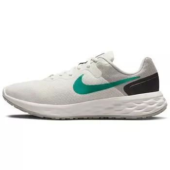 Nike Revolution 6 Next Nature Phantom Neptune Зеленые женские кроссовки Белый Светло-железнорудный Темно-Дымчато-Серый DC3729-008 36