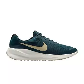 Кроссовки Nike Revolution 7 Armory Navy Desert Khaki мужские зеленые Green-Strike Hyper-Pink FB2207-407 44