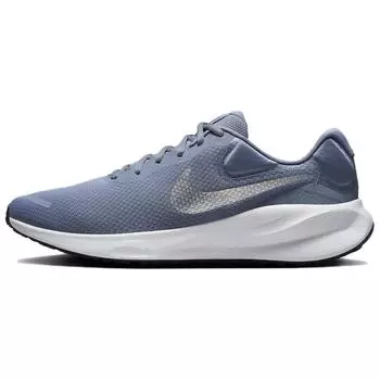 Nike Revolution 7 Ashen Slate Metallic Silver Мужские кроссовки Сине-белые Hyper-Royal FB2207-403 43