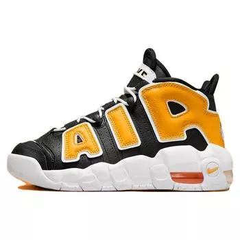 Nike Школьные кроссовки Air More Uptempo GS Be True To Her, черные университетские, золотисто-белые, FN0262-001 37.5
